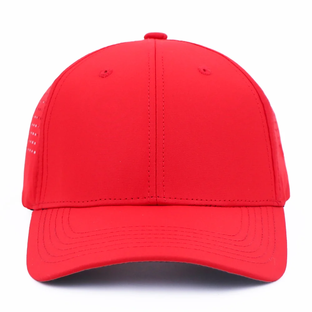 Blank Performance Hat - Red - Image 2