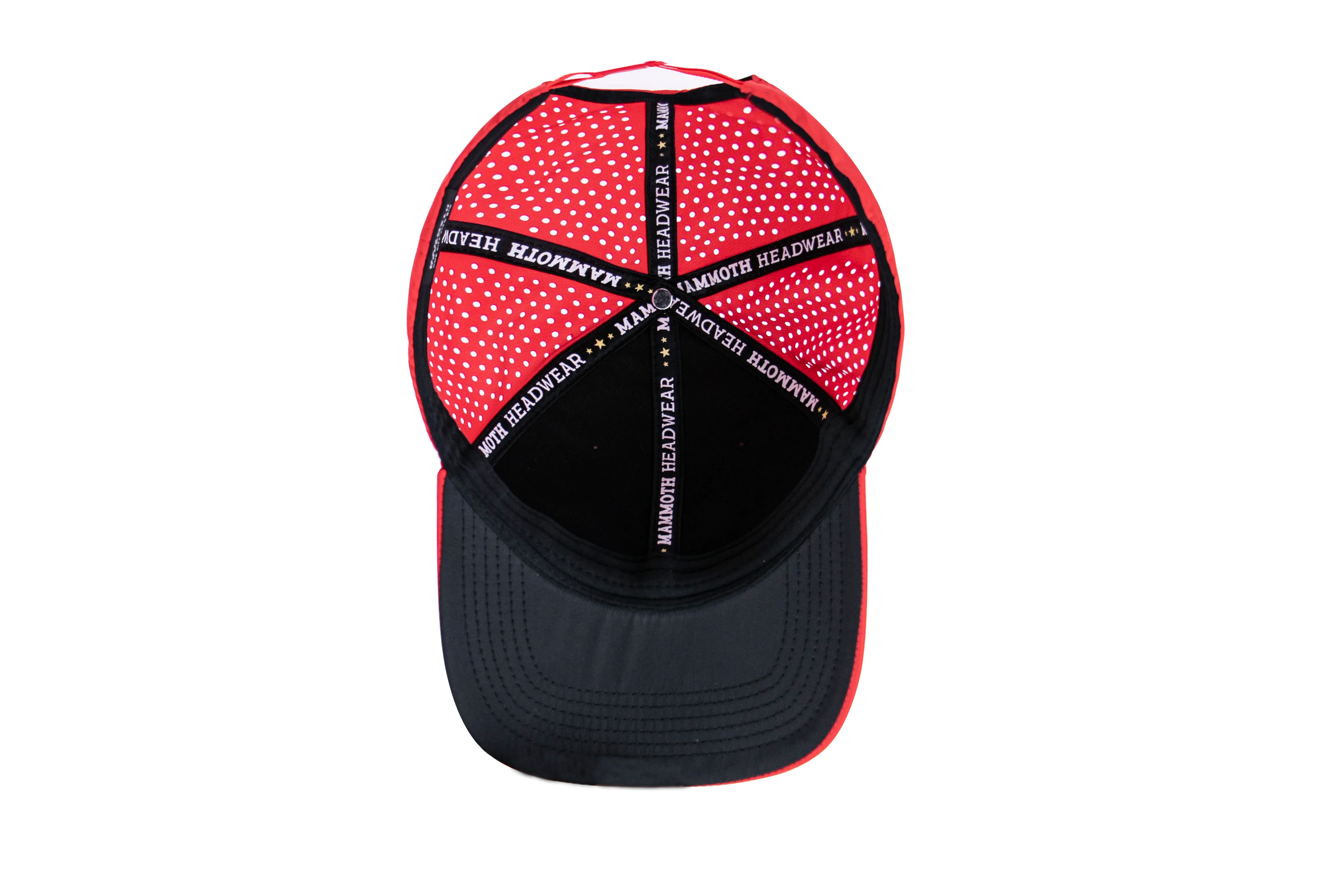 Blank Performance Hat - Red - Image 4