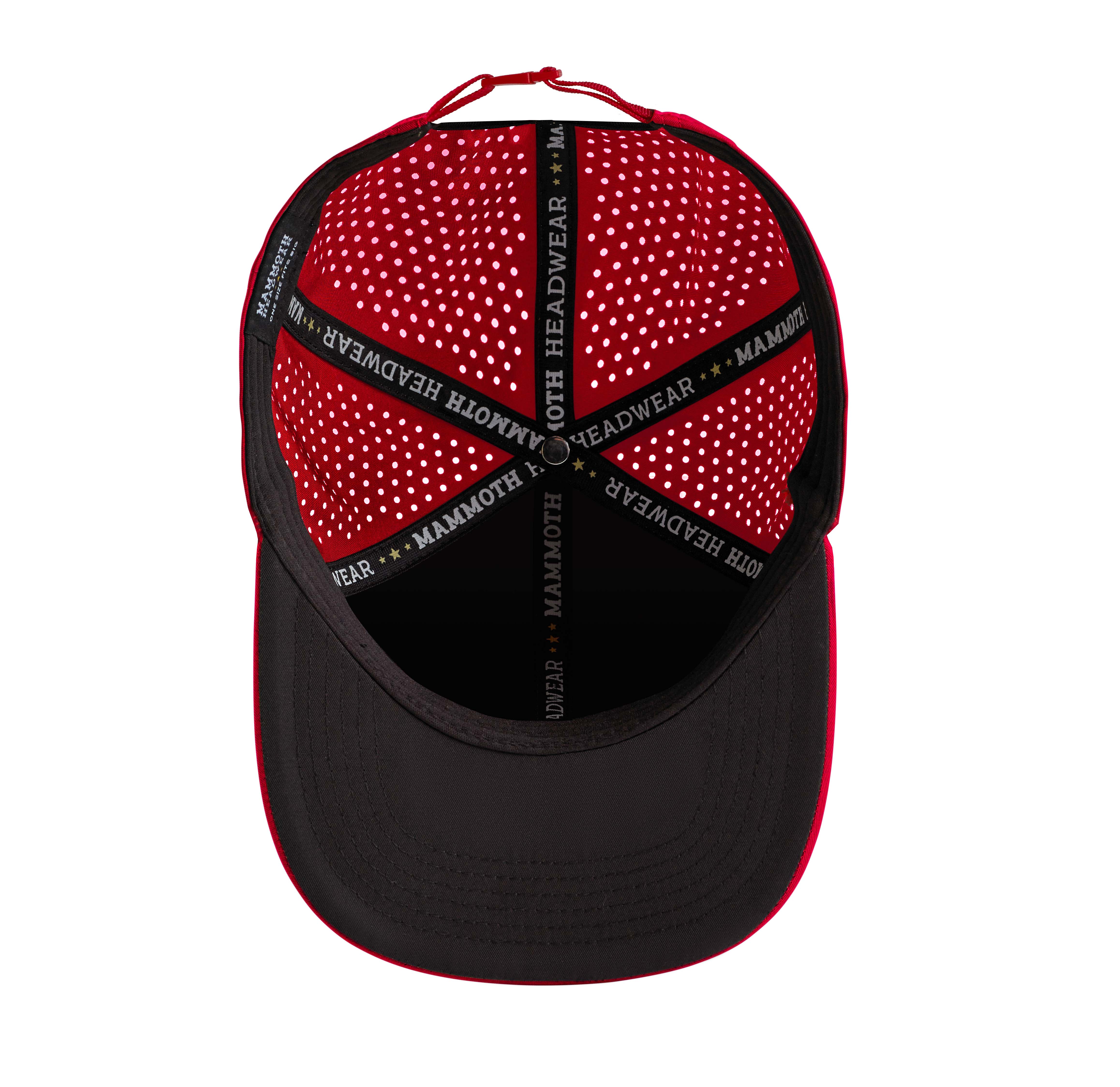 Kids Performance Hat - Red - Image 5