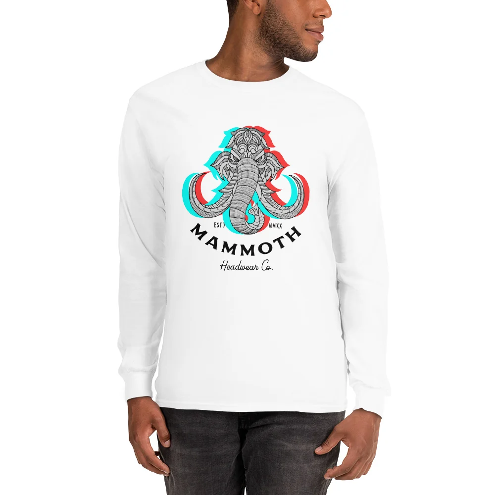 Mammoth Long Tee - Lines 3D - Image 2